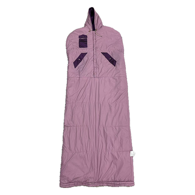 Synthetic sleeping bag