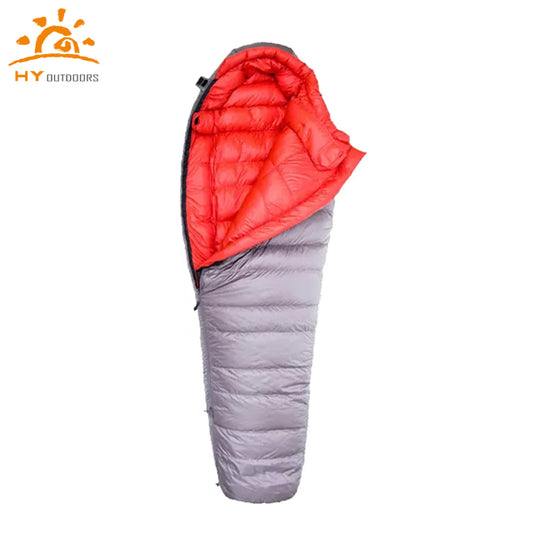 Extreme Cold Mountaineering Down Sleeping Bag Lightweight Water Repellent Camping Sleeping Bags Goose Down Sleeping Bag