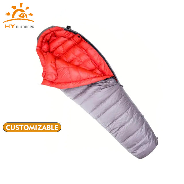 Extreme Cold Mountaineering Down Sleeping Bag Lightweight Water Repellent Camping Sleeping Bags Goose Down Sleeping Bag