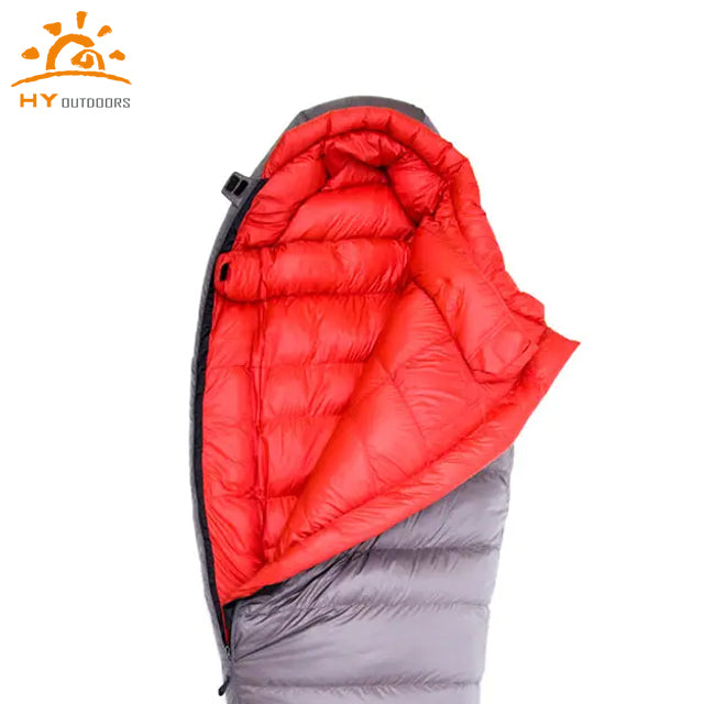 Extreme Cold Mountaineering Down Sleeping Bag Lightweight Water Repellent Camping Sleeping Bags Goose Down Sleeping Bag