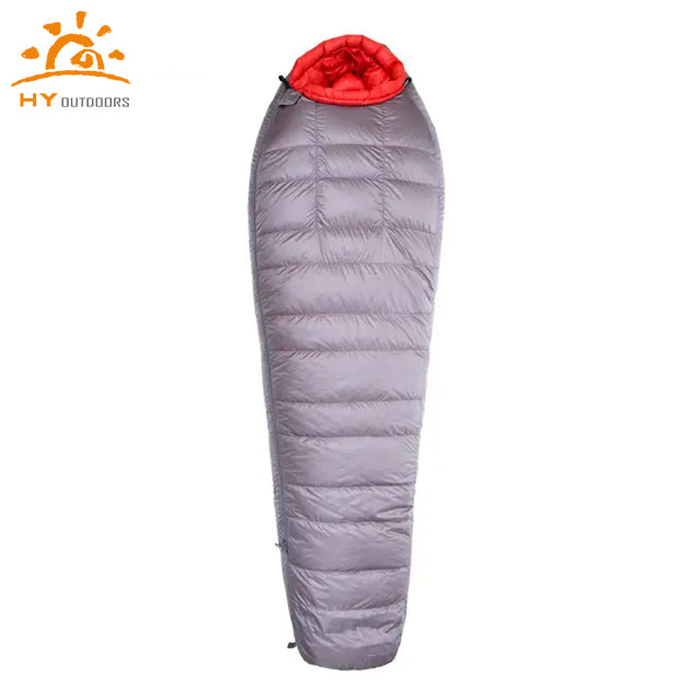 Extreme Cold Mountaineering Down Sleeping Bag Lightweight Water Repellent Camping Sleeping Bags Goose Down Sleeping Bag