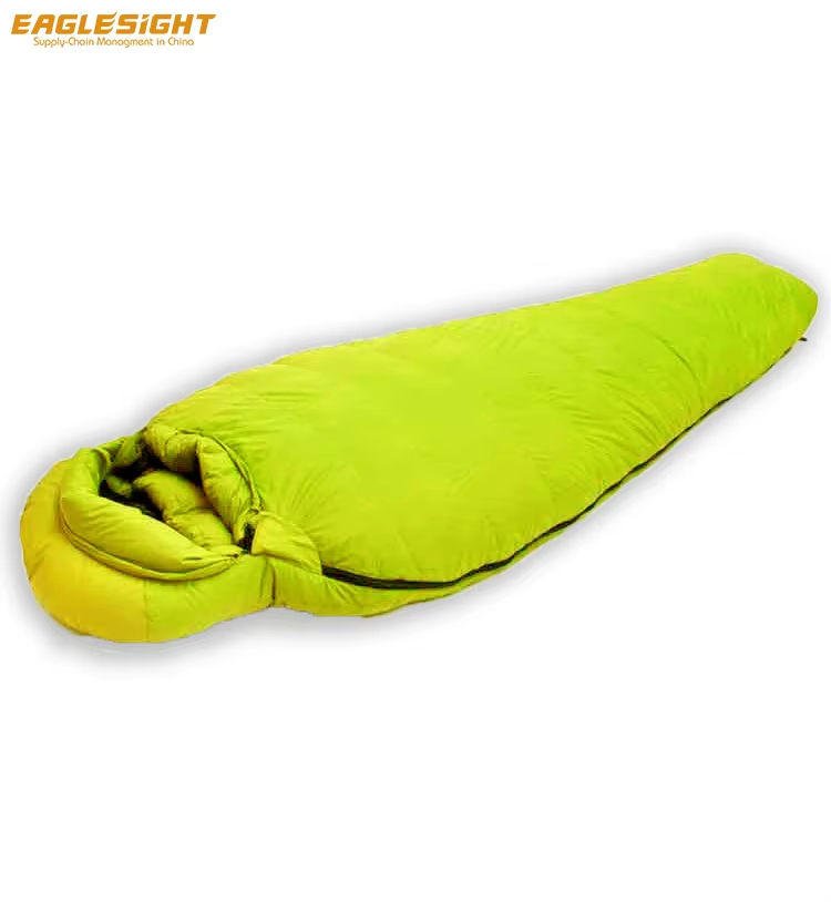 Winter Waterproof Goose Down Sleeping Bag with 400-800g Fill for Outdoor Camping and Hiking Mummy Style