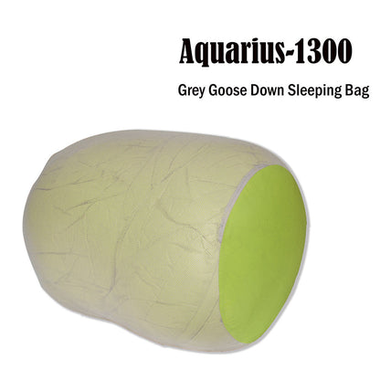 Goose Down Sleeping Bag Water Repellent Ripstop Nylon with 1300g