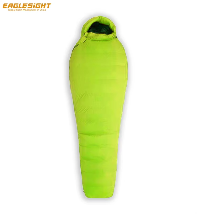 Winter Waterproof Goose Down Sleeping Bag with 400-800g Fill for Outdoor Camping and Hiking Mummy Style