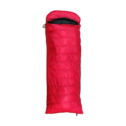 Water Repellent Ripstop Nylon Envelope Duck Down Sleeping Bag 800g