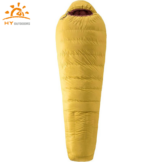 High End 1200g Goose Down Sleeping Bag Ultralight Waterproof Windproof Nylon for Outdoor Camping Hiking Extreme Environment